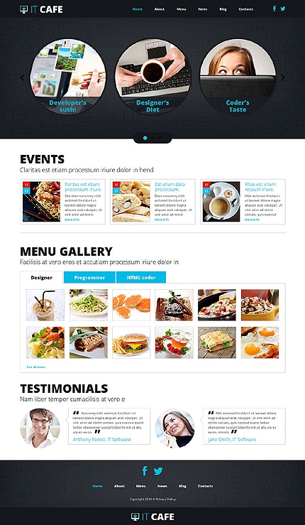 #48805 - Kavinės ir restoranai dizaino šablonai